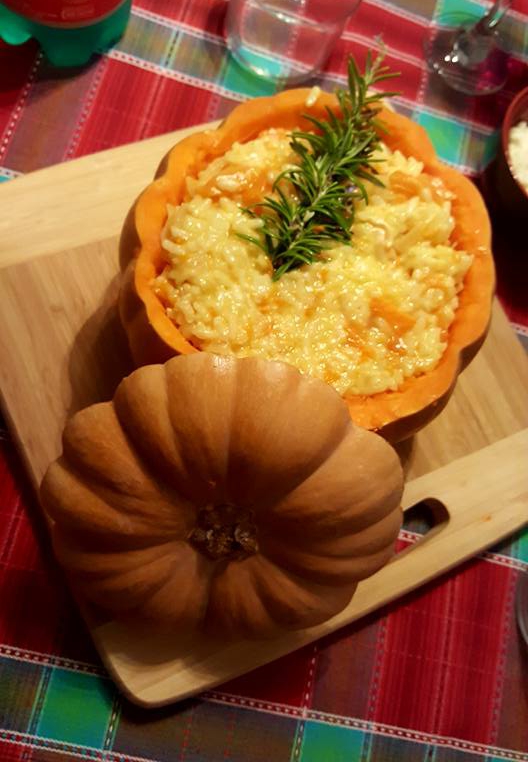 Pumpkin risotto