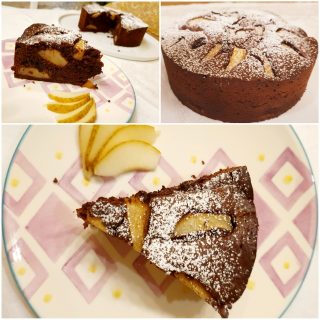 Torta Pere e Cioccolato (Italian Pears and Dark Chocolate Cake)