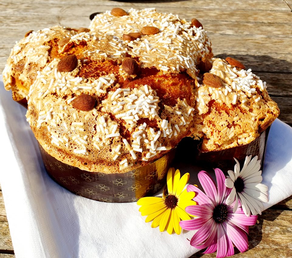 Italian Easter Colomba (with sourdough)