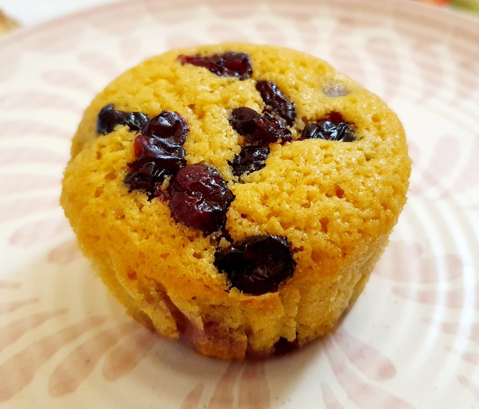 Corn & Rice Flour Blueberries Cupcake (Gluten Free)